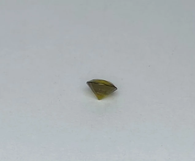 0.88ct Natural Sphene Titanite Round Cut Loose Gemstone From Madagascar — view 2